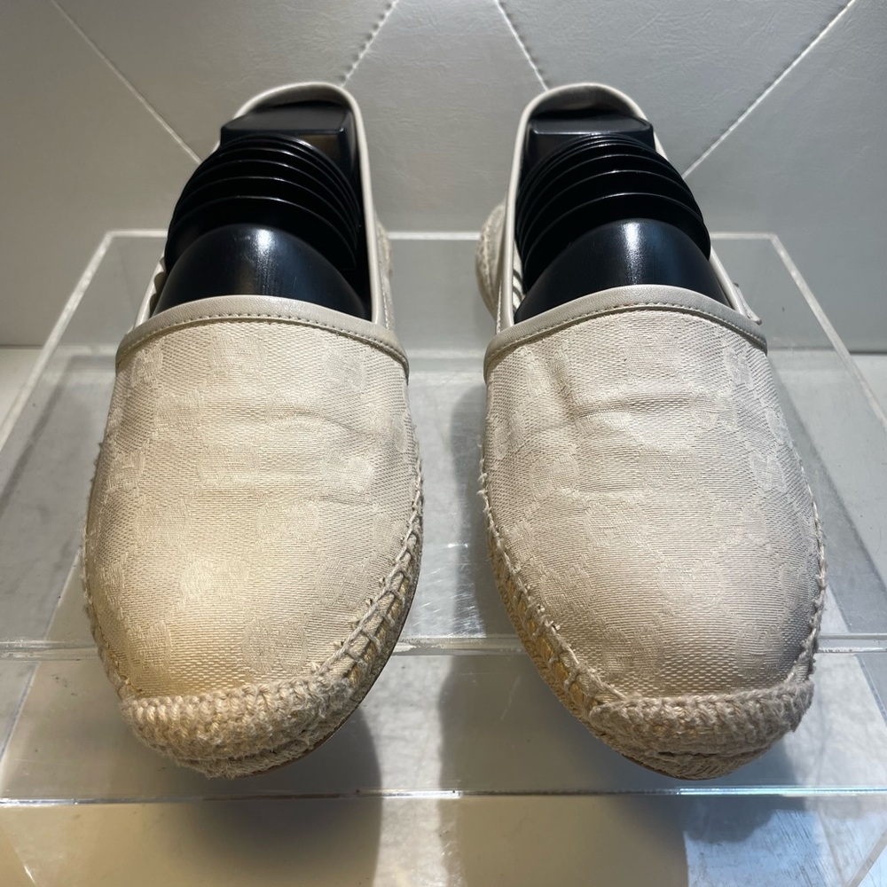 GUCCI espadrilles cream canvas sz 38 mdd in spain - Picture 4 of 16